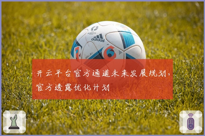 开云平台官方通道未来发展规划,官方透露优化计划